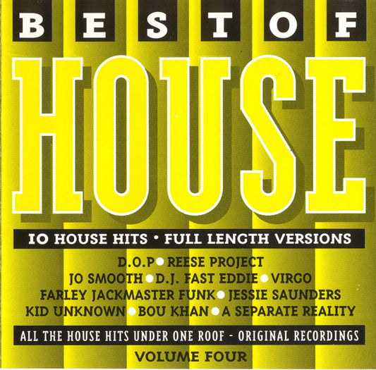 Various : Best Of House Volume Four (CD, Comp, PDO)
