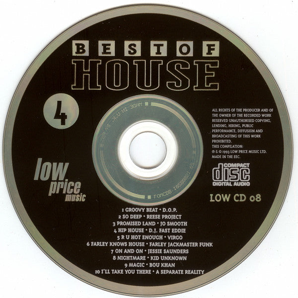 Various : Best Of House Volume Four (CD, Comp, PDO)