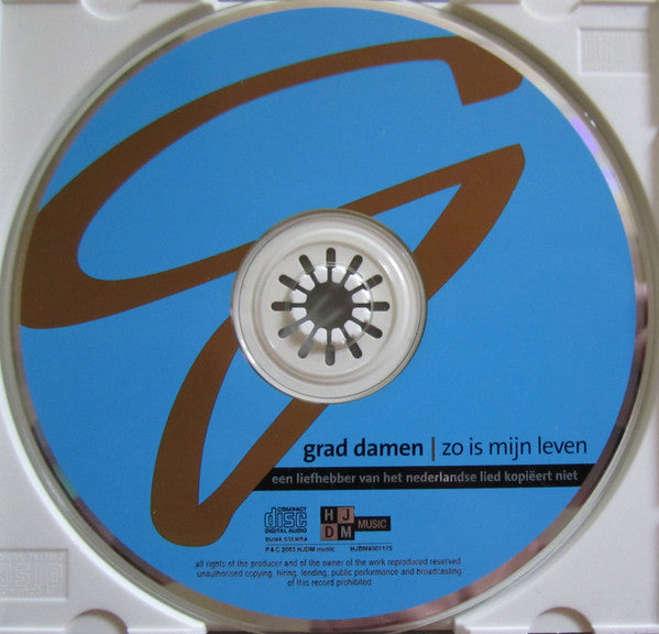 Grad Damen : Zo Is Mijn Leven (CD, Album)