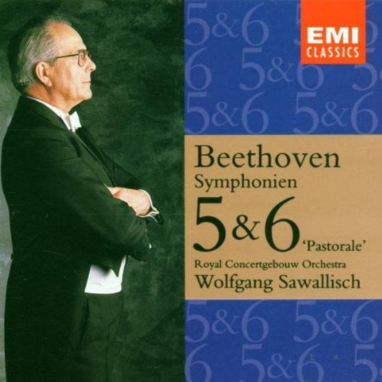 Ludwig van Beethoven, Concertgebouworkest, Wolfgang Sawallisch : Symphonien 5 & 6 'Pastorale' (CD, Album)