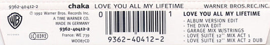 Chaka Khan : Love You All My Lifetime (CD, Single)