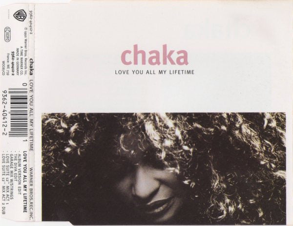 Chaka Khan : Love You All My Lifetime (CD, Single)