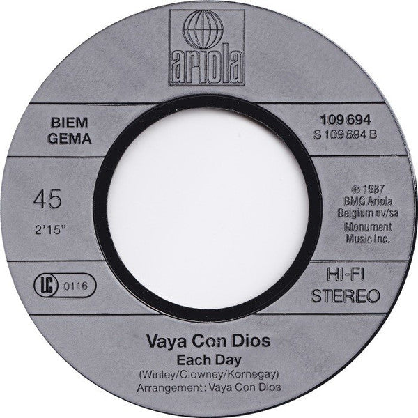Vaya Con Dios : Puerto Rico (7", Single)