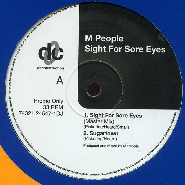 M People : Sight For Sore Eyes (12", Promo)