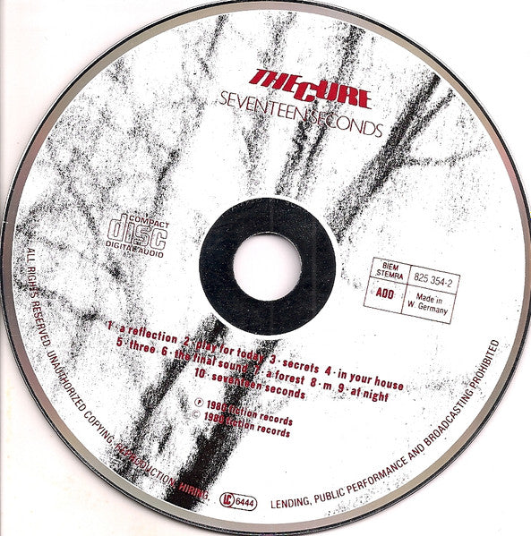 The Cure : Seventeen Seconds (CD, Album, RE)