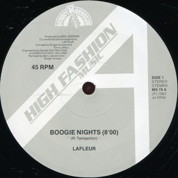 Lafleur : Boogie Nights (Special Remix) (12")