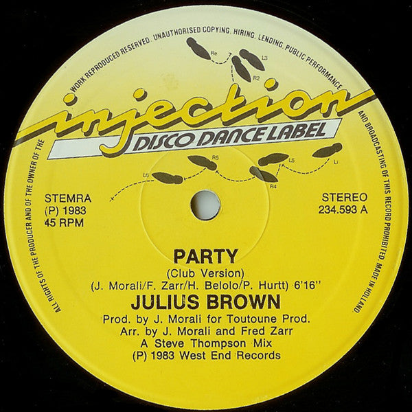 Julius Brown : Party (12")