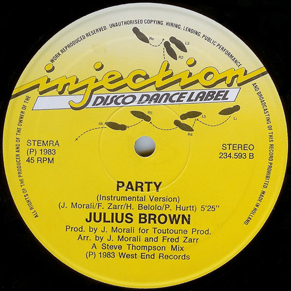 Julius Brown : Party (12")