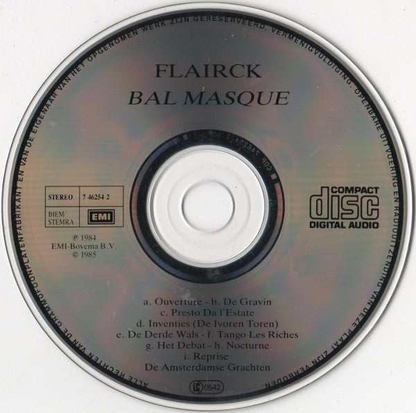 Flairck : Bal Masqué (CD, Album)