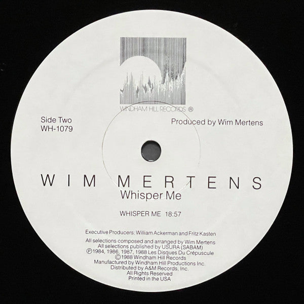 Wim Mertens : Whisper Me (LP, Comp)