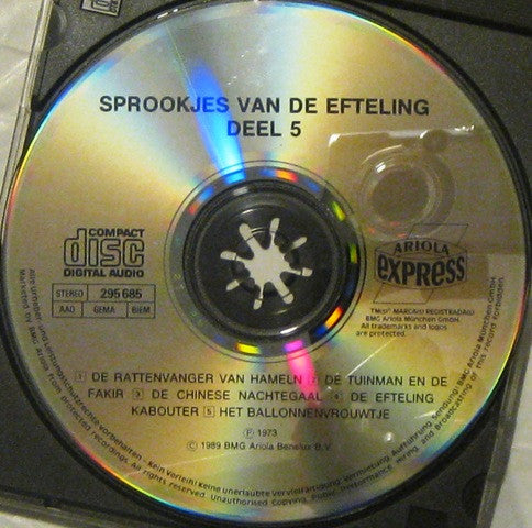 Various : Sprookjes Van De Efteling - Deel 5 (CD, Album, RE)