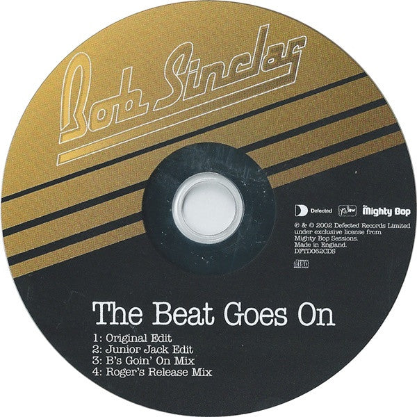 Bob Sinclar : The Beat Goes On (CD, Single)