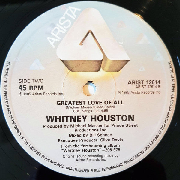 Whitney Houston : Someone For Me (Remix) (12")