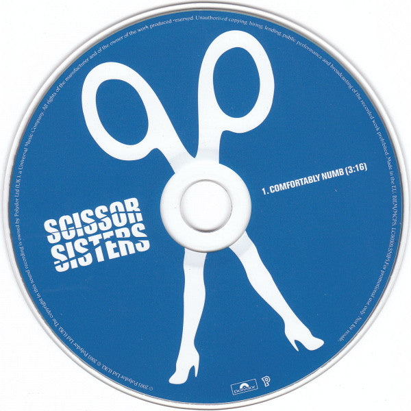 Scissor Sisters : Comfortably Numb (CD, Single, Promo)