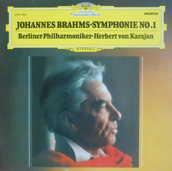 Johannes Brahms · Berliner Philharmoniker · Herbert von Karajan : Symphonie No.1 (LP, RE)