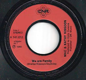 Mac And Katie Kissoon : We Are Family (7")