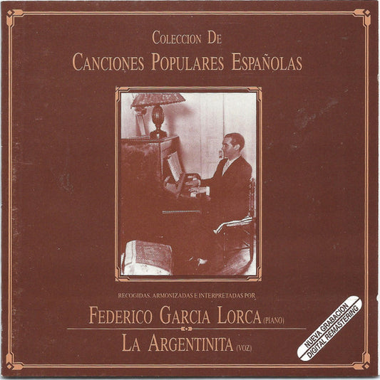 Federico García Lorca & La Argentinita : Colección De Canciones Populares Españolas (CD, Comp)