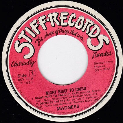 Madness : Work Rest & Play (7", EP)