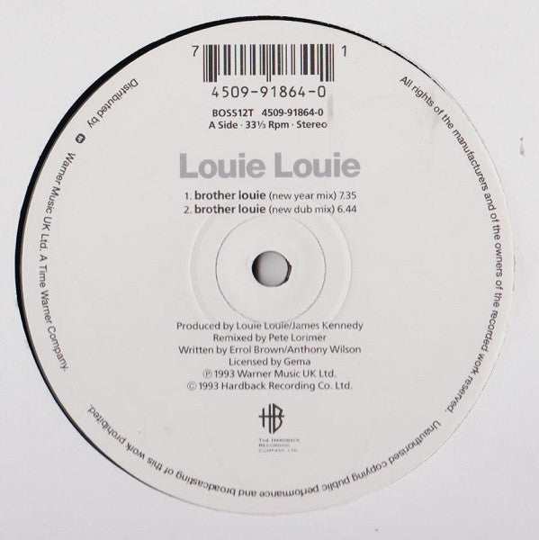 Louie Louie (2) : Brother Louie (12")