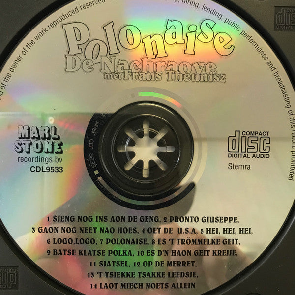 De Nachraove Met Frans Theunisz : Polonaise (CD, Album)