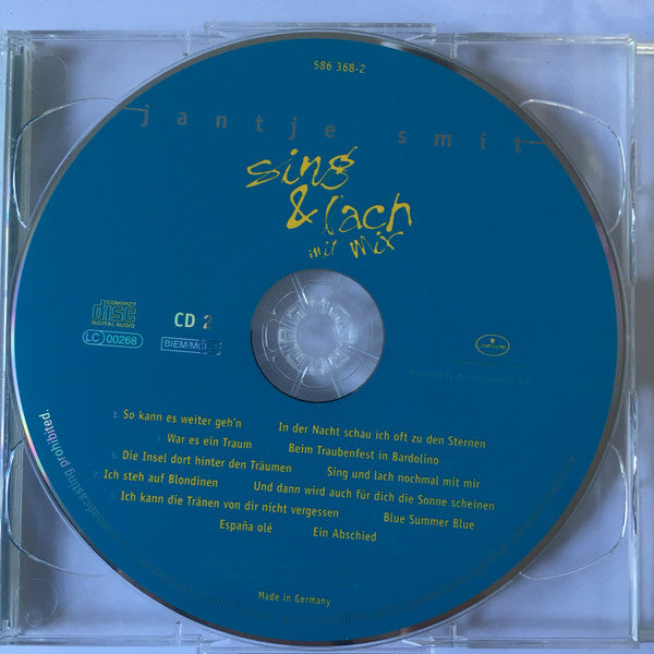 Jan Smit : Zing & Lach (Nederlandse En Duitse Versie) (2xCD, Album)