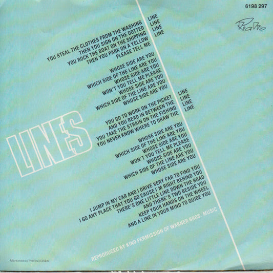 The Planets (2) : Lines / Further Down (7")