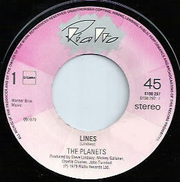 The Planets (2) : Lines / Further Down (7")