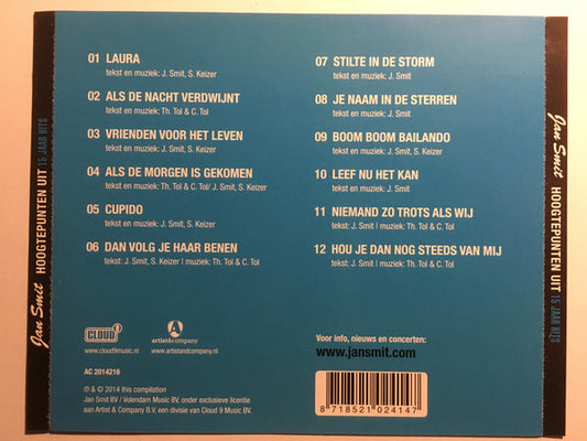 Jan Smit : Hoogtepunten Uit 15 Jaar Hits (CD, Comp)