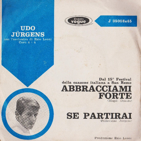 Udo Jürgens : Abbracciami Forte (7")