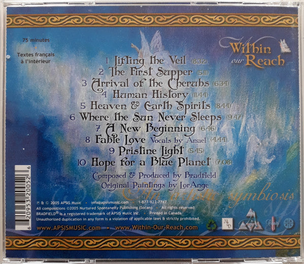 Bradfield : Within Our Reach (CD, Album)