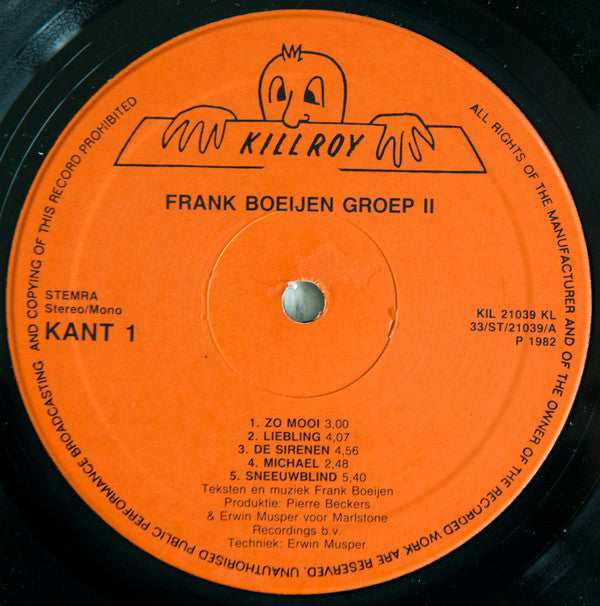 Frank Boeijen Groep : Twee (LP, Album)