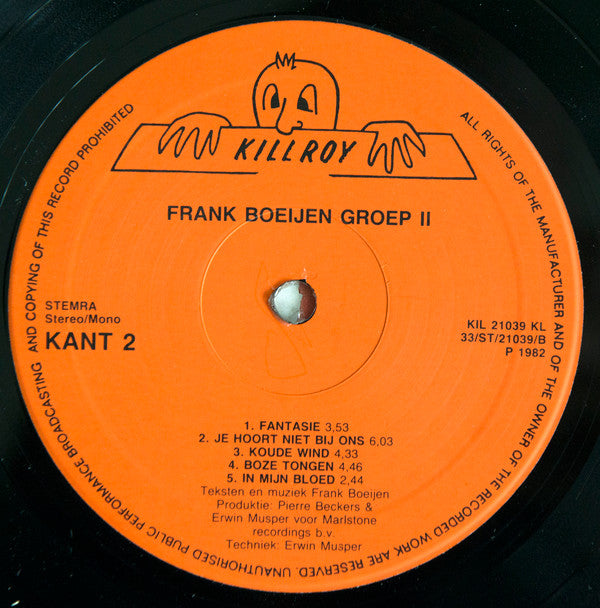 Frank Boeijen Groep : Twee (LP, Album)