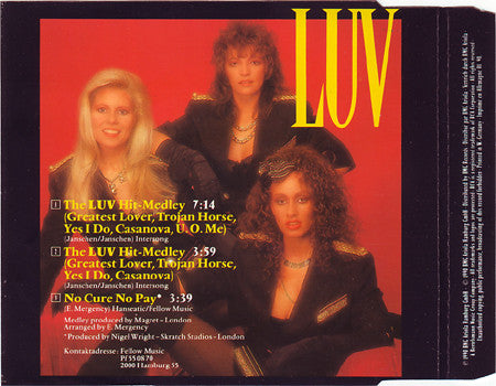 Luv' : The LUV Hit-Medley (CD, Maxi)