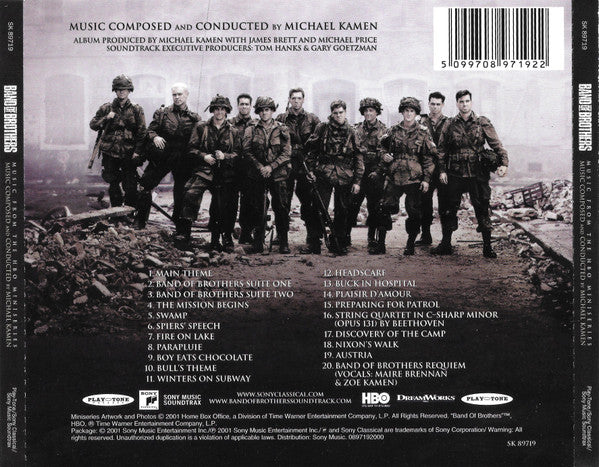Michael Kamen : Band Of Brothers (Music From The HBO Miniseries) (CD, Album)