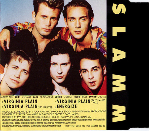 Slamm : Virginia Plain (CD, Single)