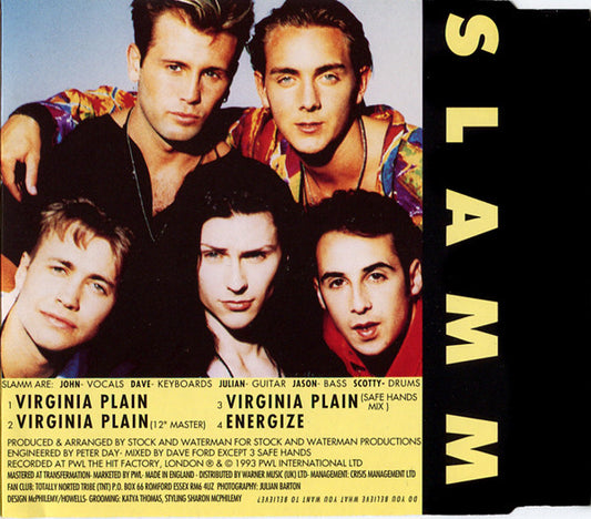 Slamm : Virginia Plain (CD, Single)