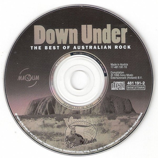 Various : Down Under (The Best Of Australian Rock) (CD, Comp)