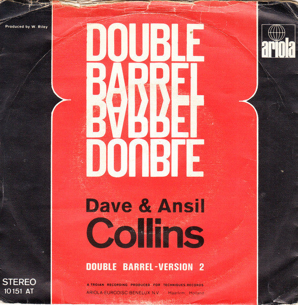 Dave & Ansel Collins : Double Barrel (7", Single)