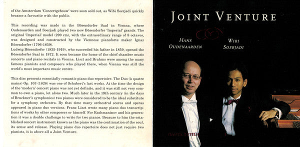 Hans Oudenaarden, Wibi Soerjadi : Joint Venture (CD, Album)