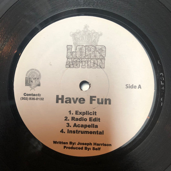 Lord Action : Have Fun (12")