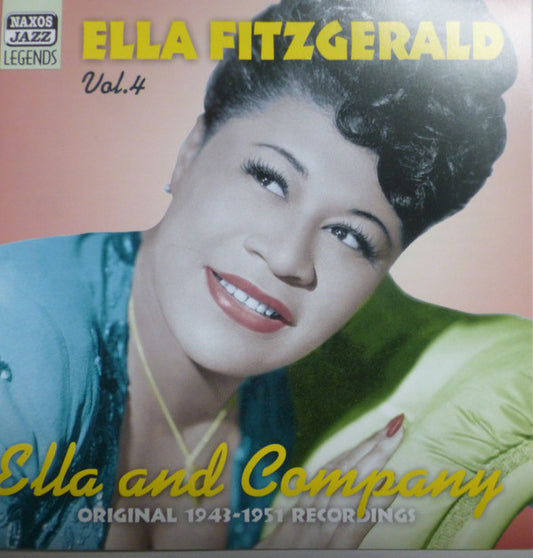 Ella Fitzgerald : Ella And Company (Vol.4 Original 1943-1951 Recordings) (CD, Comp)
