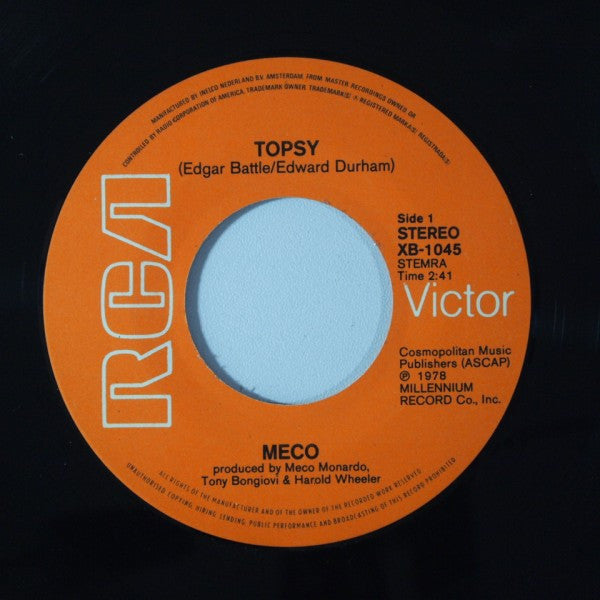 Meco Monardo : Topsy / Lady Marion (7")