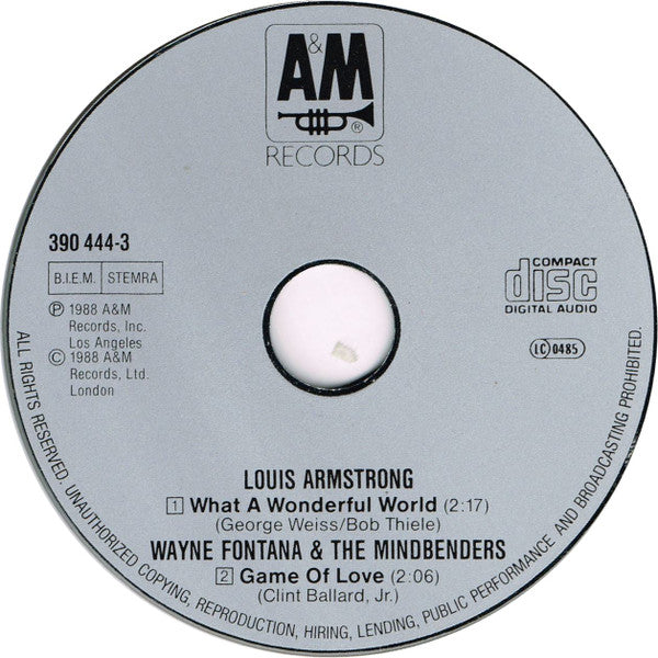 Louis Armstrong : What A Wonderful World (CD, Mini, Single, Mono)