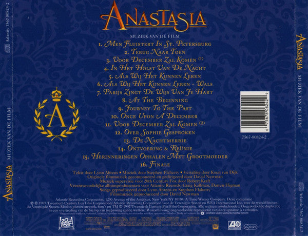 Lynn Ahrens, Stephen Flaherty, David Newman : Anastasia (Muziek Van De Film) (CD, Album)