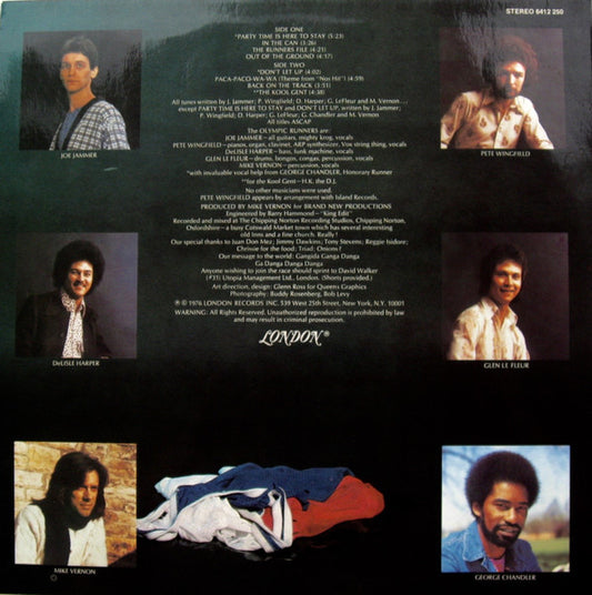 Olympic Runners : Don't Let Up (LP, Album)