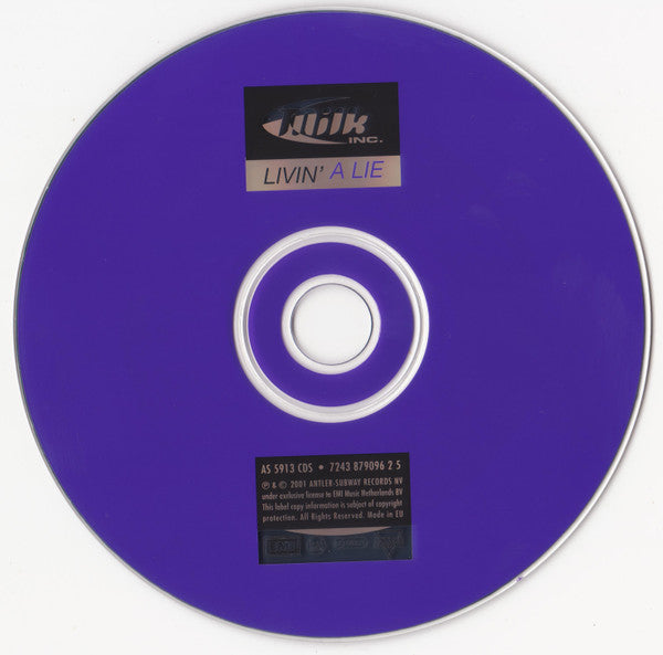 Milk Inc. : Livin' A Lie (CD, Single, Pur)