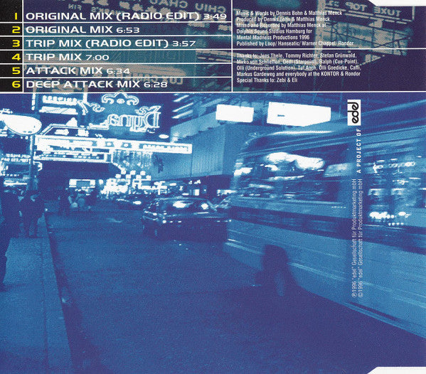 Brooklyn Bounce : The Theme (Of Progressive Attack) (CD, Maxi)