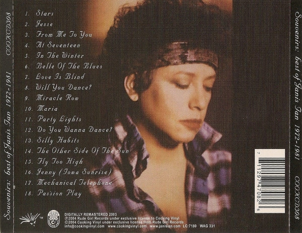 Janis Ian : Souvenirs - Best Of Janis Ian 1972 - 1981 (CD, Comp)