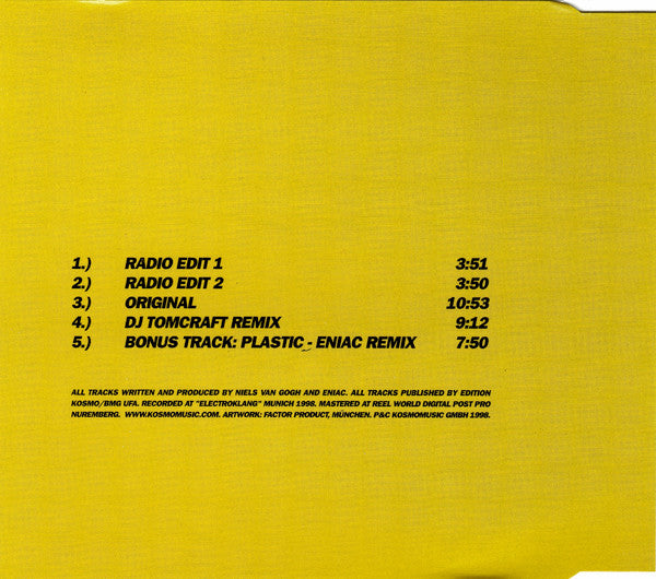 Niels Van Gogh : Pulverturm (CD, Maxi)