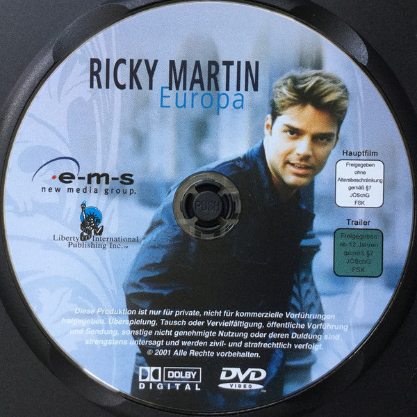 Ricky Martin : Europa (European Tour) (DVD-V, Dol)